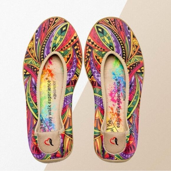 ARCOPEDICO Women’s Printed Lolita Art Edition in the Size 39/8-8.5 US Size - Picture 2 of 15